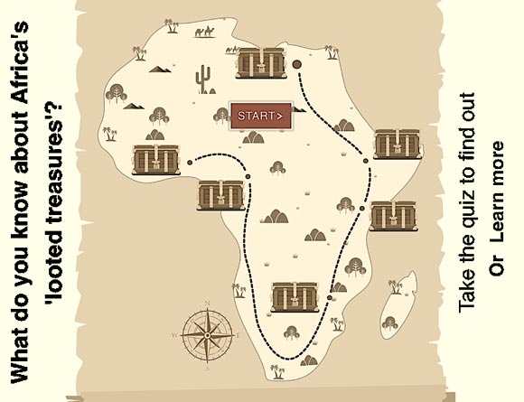 Ashley Lime per BBC Africa, Nairobi, A guide to Africa’s ‘looted treasures’.