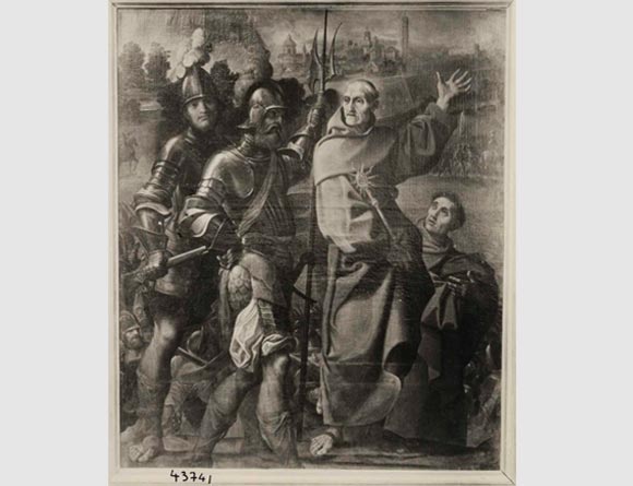 Ludovico Carracci, ” San Bernardino da Siena salva la Città di Carpi”