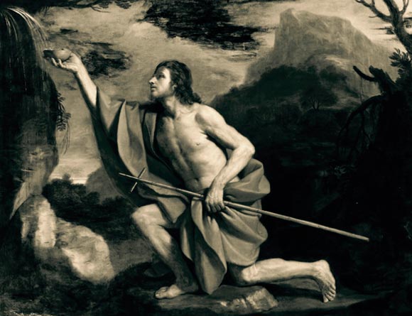 Giovanni Francesco Barbieri detto il Guercino, “San Giovanni nel deserto”. Già New York, Christie’s.