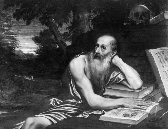 Fig. 14. Annibale Carracci, “San Girolamo in meditazione”, Roma, Galleria Doria-Pamphilji