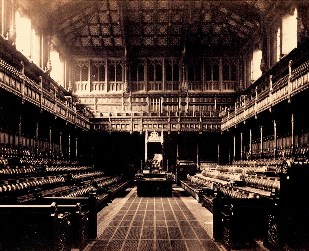 Londra, Palace of Westminter, The House of Commons.