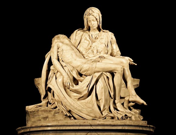 Michelangelo, La Pietà. Roma, Basilica di San Pietro (1497-1499)