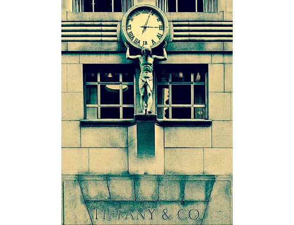 Tiffany and Co. Flagship store (part.), New York.