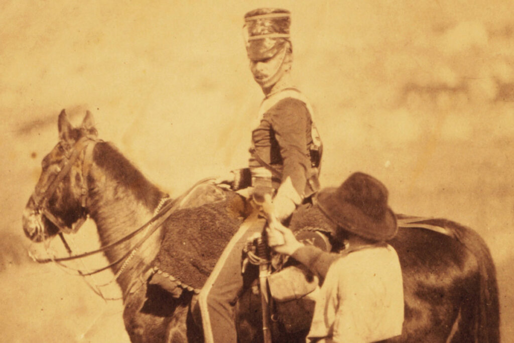 Roger Fenton, The pocket-pistol equipped for Balaclava.