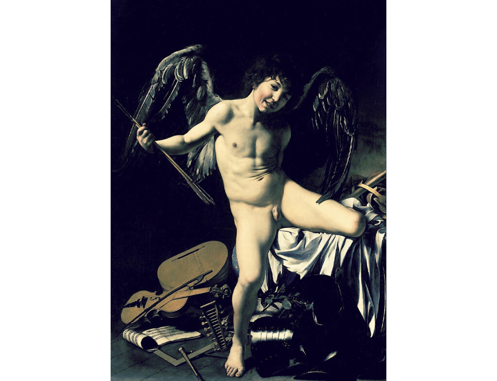 Caravaggio, Amor Vincit Omnia (quello vero).;