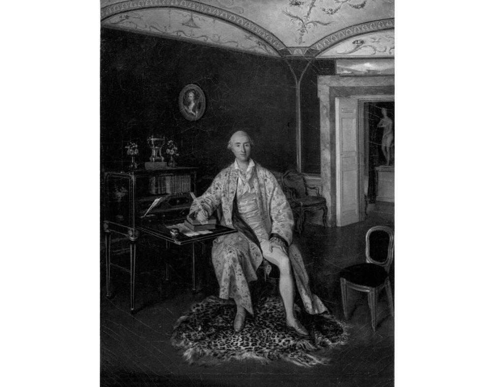 Giovanni Maria Griffoni (1752 – circa 1798), “Ritratto di Francesco Maria Pagano”. Olio su tela, cm 102 x 76,5.