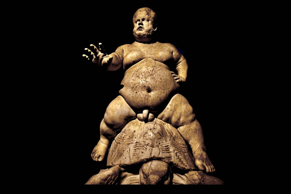 Valerio Cioli, “Il famoso nano Morgante”. Firenze, Giardino di Boboli.