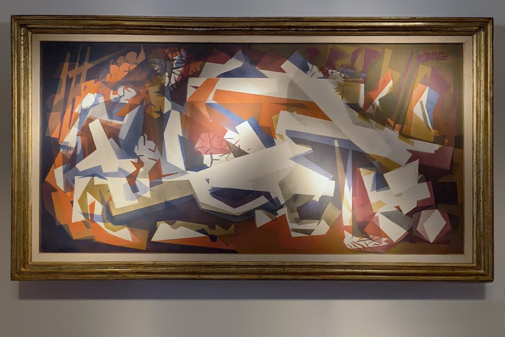 Ça Irá (1951), Olio su tela, cm 120 x 240. Roma, Antichità Alberto Di Castro.