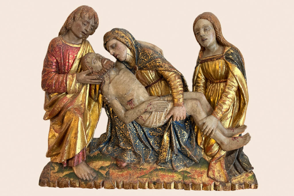 Longari Arte, Compianto ligneo policromo della bottega dei De Donati.